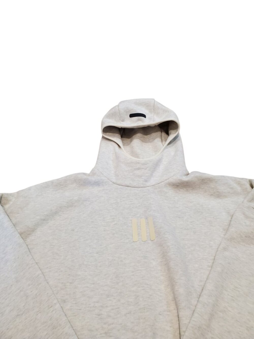 FEAR of GOD Athletics X ADIDAS Heathered Heavy Fleece Hoodie Men's SZ S - Picture 4 of 14
